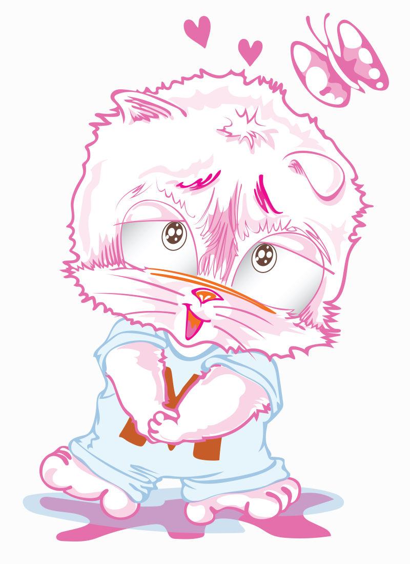 恋爱中的卡通猫